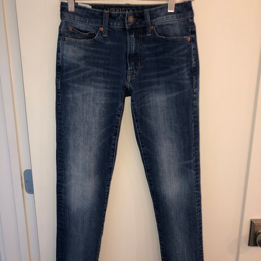 American Eagle Extreme flex 4 slim jeans 26x28 New